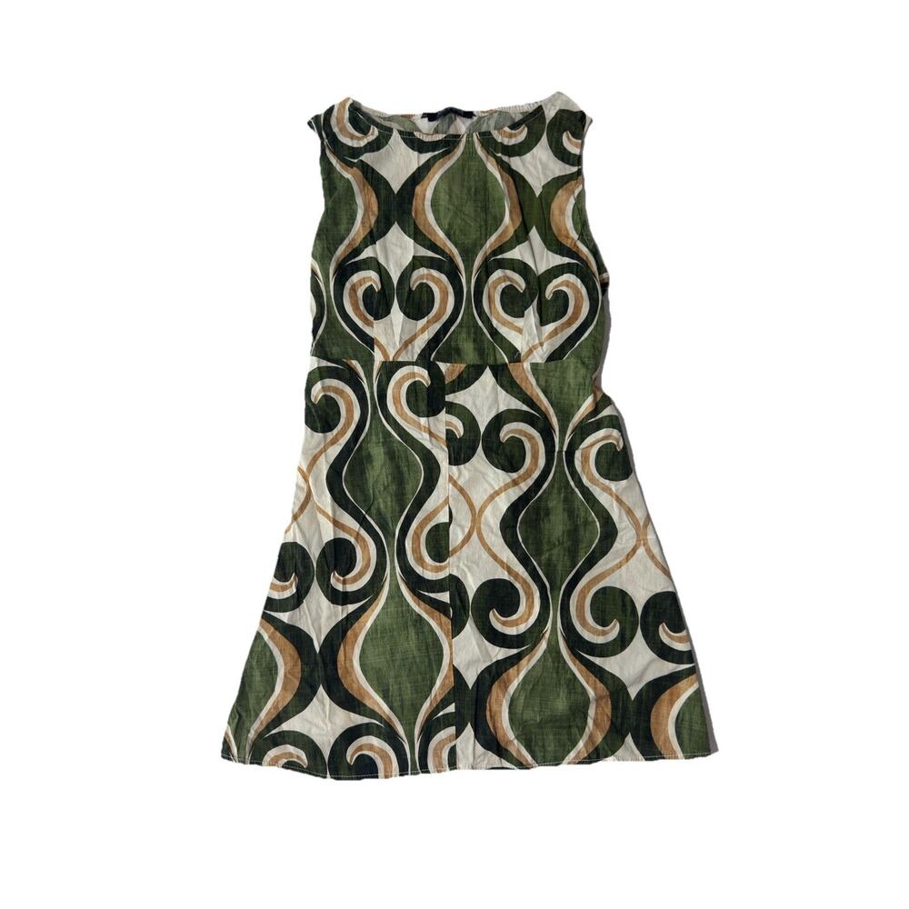 Andrea Sassi Firenze Fit And Flare Dress Green - Size S